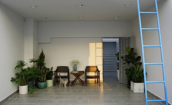 Sân thượng là không gian giúp mọi người nghỉ ngơi, thư giãn. Nguồn ảnh: Time Architects.