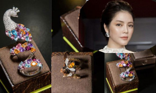 Là một trong những mỹ nhân Việt say mê kim cương, không có gì ngạc nhiên khi Lý Nhã Kỳ sở hữu cả một bộ sưu tập trang sức kim cương đắt đỏ. Ảnh: Phununews.
