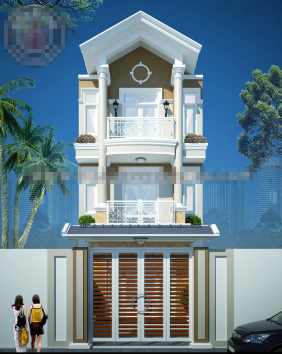 Nhà phố mái thái cổ điển ngày càng được ưa chuộng ở những khu vực có kinh tế phát triển mạnh. Ảnh: Nhadepkiendong.