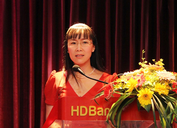 Bên cạnh hàng không, bà Nguyễn Thị Phương Thảo còn được biết đến là "nữ tướng" của ngân hàng HDBank. Bà Thảo chính là người giúp HDBank từ một ngân hàng nhỏ nhanh chóng vươn lên top 8 ngân hàng tại Việt Nam chỉ trong vòng 5 năm. Ảnh: HDbank.