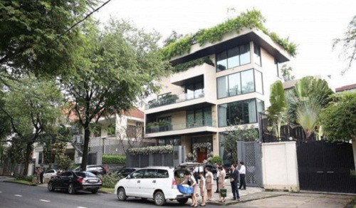 Căn biệt thự thuộc hàng đắt đỏ nhất tại tuyến phố trung tâm TP HCM. Ảnh: VTC.
