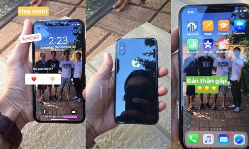 Thông tin này khiến chủ tài khoản Anonymousdave52 cho rằng một nhân viên nào đó đã có cơ hội sở hữu iPhone X trước khi sản phẩm này lên kệ. Nguồn ảnh: Reddit.