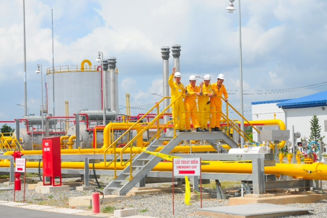 6 tháng đầu năm 2017, Petro Việt Nam Gas ghi nhận 32.404 tỷ đồng doanh thu thuần và 4.109 tỷ đồng lợi nhuận sau thuế, tăng 31% so với cùng kỳ. Ảnh: PV Gas.