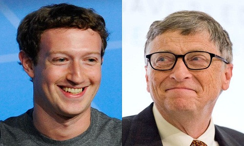 Cũng theo thống kê của Forbes, trong Top 400 tỷ phú giàu nhất nước Mỹ có 84% người có bằng cử nhân và 45 người từng bỏ học, bao gồm cả Bill Gates và Mark Zuckerberg. Ảnh: Times.