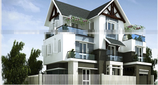 Công trình đã bỏ bớt những họa tiết hoa văn trang trí cầu kỳ, thay vào đó là sử dụng các vật liệu hiện đại như kính, bê tông, thép. Ảnh: Houseland.