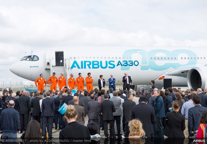 Airbus A330neo được thiết kế để cạnh tranh với phiên bản mới nhất của dòng máy bay 787 Dreamliner thuộc hãng Boeing. Ảnh: Airbus.