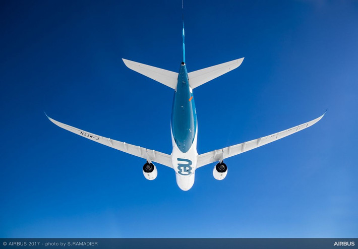 Chiếc máy bay Airbus A330neo được cất cánh từ trụ sở của Airbus tại Toulouse (Pháp). Ảnh: Airbus.