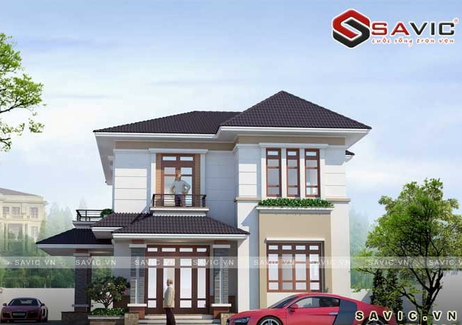 Ngôi biệt thự 2 tầng phong cách hiện đại của nhà anh Việt ở Tứ Kỳ - Hải Dương được xem là một trong những biệt thự đẹp nhất nhì nơi đây. Biệt thư do Công ty CP Kiến trúc và Đầu tư Xây dựng Savic Việt Nam thiết kế, được thi công năm 2015.
