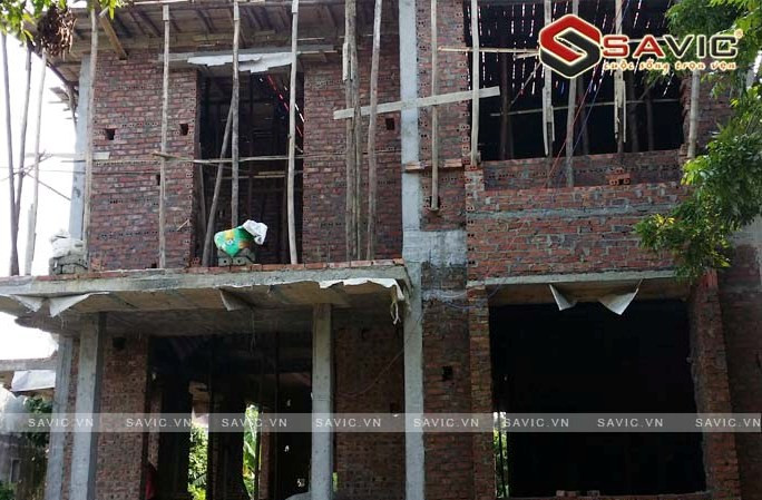 Dưới đây là các ảnh thi công thực tế của ngôi biệt thự này.