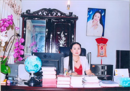 Ba Nguyễn Thị Nga - chủ nhân ngôi biệt thự trên.