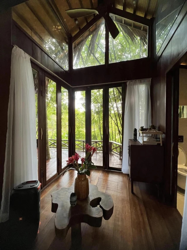 Mỗi khu nhà nghỉ đều sở hữu không gian thoáng đãng. Ảnh: FB Vân Trang