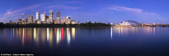 Thành phố Sydney ở Australia đẹp mê hôn trong bộ ảnh tuyệt đẹp về các thành phố nổi tiếng trên thế giới. (Nguồn: Daily Mail)