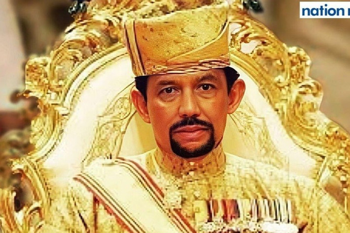 Theo SCMP, Quốc vương Brunei sở hữu khối tài sản ròng ước tính trị giá 28 tỷ USD, từng là một trong những người giàu nhất thế giới. Ảnh: Nation