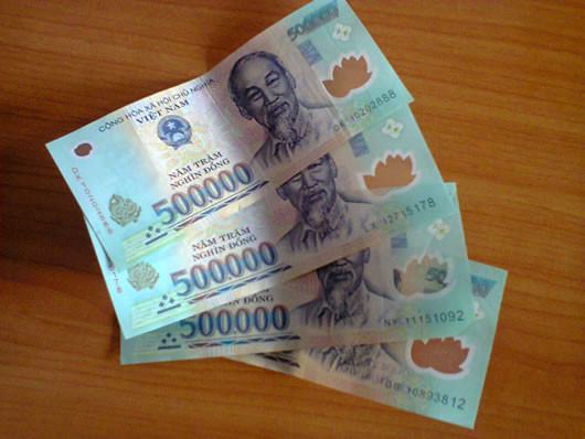 Tờ 500.000 đồng là tờ tiền có mệnh giá lớn nhất trong hệ thống tiền tệ của Việt Nam hiện nay. Ảnh: Internet