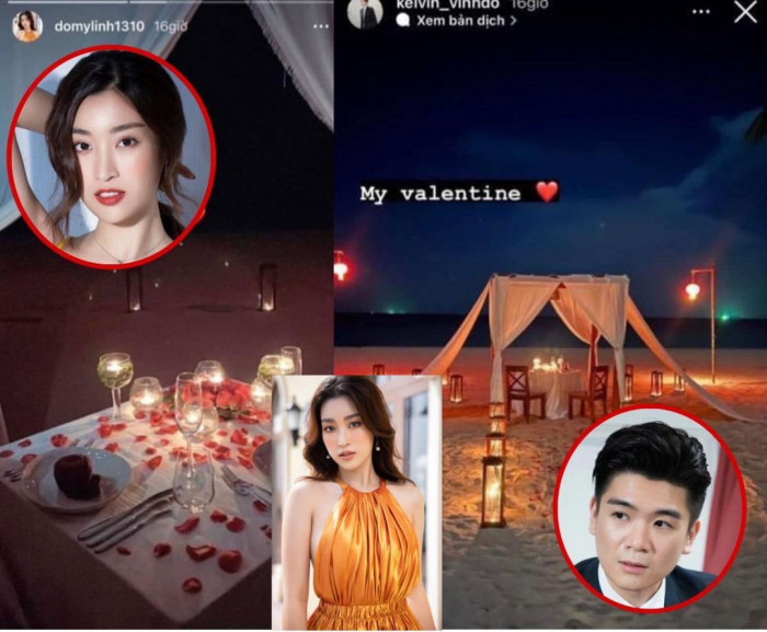Mới đây, trên một số diễn đàn mạng xã hội xôn xao thông tin Hoa hậu Đỗ Mỹ Linh được cho là hẹn hò Đỗ Quang Vinh - thiếu gia nhà bầu Hiển nhân dịp Valentine. Ảnh: Báo giao thông