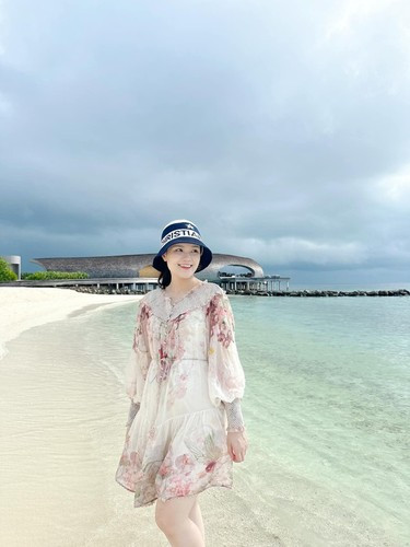 Đáp lại, bà xa Duy Mạnh không phủ nhận mà cười vui và khẳng định "của chồng công vợ".