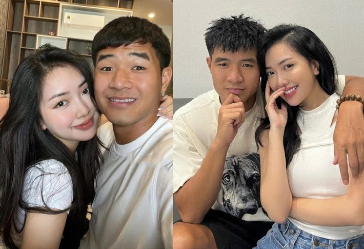 Ngay sau bàn thắng Đức Chinh vội lấy bóng đặt vào trong áo ngầm thông báo kiểu bụng bầu. Đặc biệt tiền đạo sinh năm 1997 còn để tay ký hiệu chữ T tên của Hà Trang.