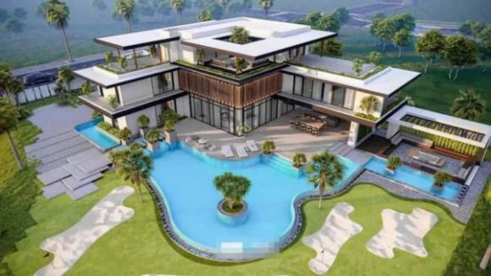 Trước đây, Sam từng hé lộ bản phác thảo căn biệt thự đang trong quá trình hoàn thiện khiến dân tình trầm trồ. Ảnh: FBNV