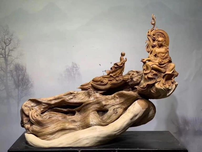 Do đó, nhai bách trở thành loại gỗ quý hiếm có tính ứng dụng cao trong đời sống. Ảnh: Goviet