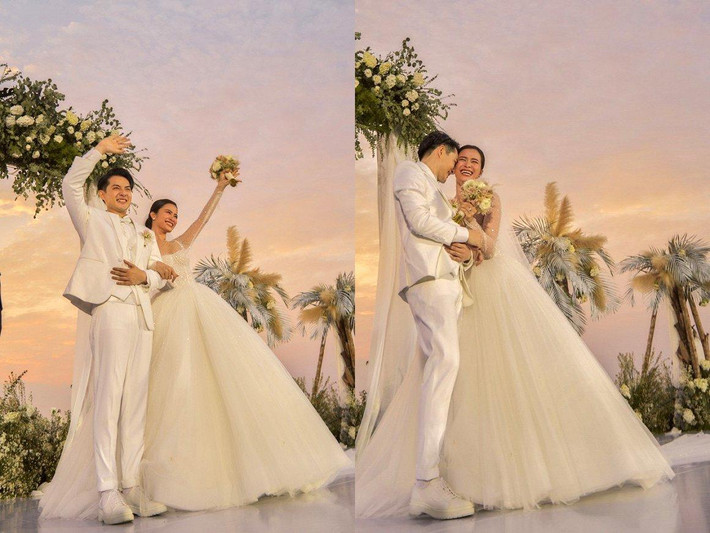 Ca sĩ Đông Nhi là tên tuổi nổi bật hàng đầu trong giới showbiz Việt. Năm 2019, Đông Nhi khiến cả showbiz Việt rộn ràng khi tổ chức siêu đám cưới ở Phú Quốc với Ông Cao Thắng. Ảnh: Internet