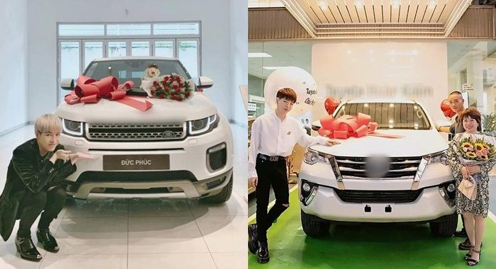 Nhờ đó, dù còn rất trẻ nhưng Đức Phúc đã sở hữu nhiều tài sản giá trị như nhà, xe và hàng hiệu đắt giá. Ảnh: FBVN