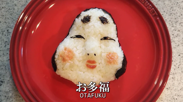 Được yêu thích nhất trên kênh Youtube Onigiri Gekijou là clip làm cơm nắm hình con mèo.