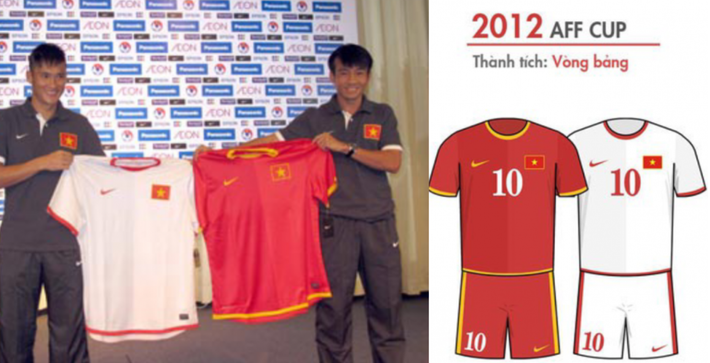Trung vệ đội trưởng Minh Đức và tiền đạo đội phó Công Vinh đã lên giới thiệu áo thi đấu mới của đội tuyển Việt Nam năm 2012. Áo thi đấu mới cũng có hai màu đỏ (sân nhà) và trắng (sân khách) như áo cũ nhưng được thiết kế đẹp hơn hẳn khiến các cầu thủ không giấu được sự thích thú.