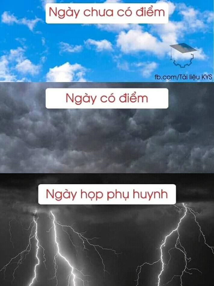 Tâm trạng thay đổi dần xấu đi của hội học sinh giống như thời tiết.