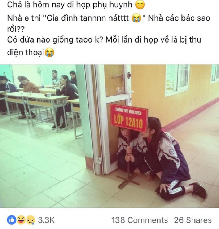 Đó là lý do tại sao chủ đề họp phụ huynh lại được cư dân mạng hào hứng bàn tán rôm rả những ngày qua.