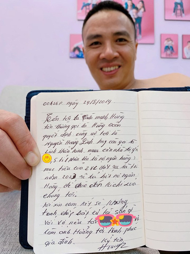 Cuối tháng 8/2019, MC Hoàng Linh và ông xã khoe việc vừa tậu được một căn nhà thông qua bản giao kèo lầy lội. Cụ thể, Mạnh Hùng viết: "Tôi tên là Trần Mạnh Hùng tên thường gọi là Hùng Đoàn quyết định cùng vợ tôi là Nguyễn Hoàng Linh mua nhà 5 tỷ (phần lớn là nợ ngân hàng). Mục tiêu của chúng tôi là đến năm 2023 sẽ trả hết nợ ngân hàng để chào đón con của chúng tôi. Tôi cam kết sẽ không tranh chấp gì với vợ nếu tôi làm gì ảnh hưởng đến hạnh phúc gia đình".