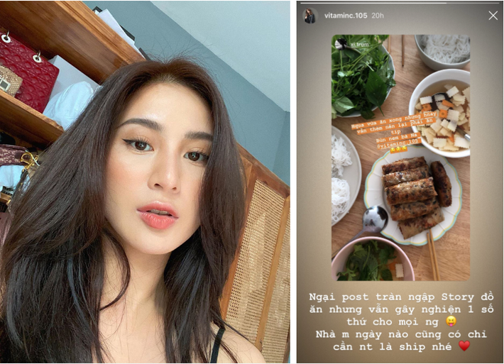 Mở màn cho dàn hot girl Việt bán hàng online đó là Miss Audition Ngọc Anh. Để giảm đau cho kinh tế của mình, cô nàng đã trổ tài Master Chef với "chuyên mục" bán các thể loại bún chẳng hạn như bún nem.