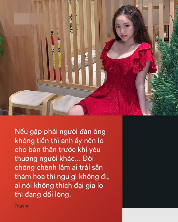 Câu chuyện tình và tiền của Thúy Vi chưa dừng lại khi "5 lần 7 lượt" cô nàng mỉa mai về quan điểm này.