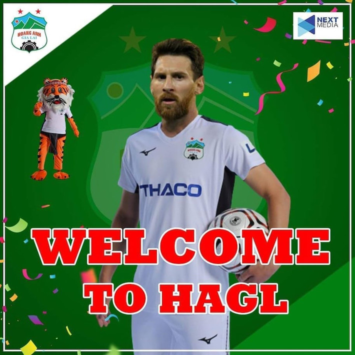 Các fan HAGL cũng không chịu kém cạnh khi họ muốn đưa Messi về với "phố Núi".