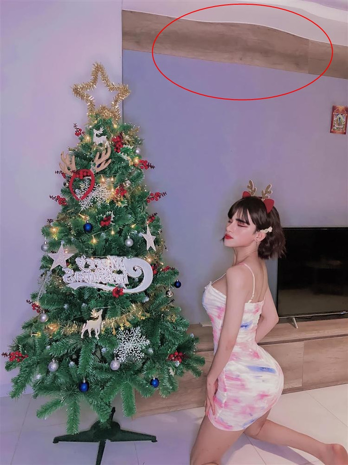 Vết bóp méo cả tường được dân tình chỉ rõ trong bức ảnh của thảm họa mạng Trần Đức Bo.