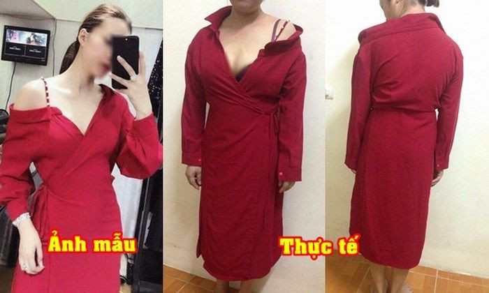 Thậm chí, theo những bức ảnh của Tuyết Nhung chụp lại set đồ còn nhàu nhĩ, xộc xệch như mớ giẻ lau, chỉ thừa tứ tung.