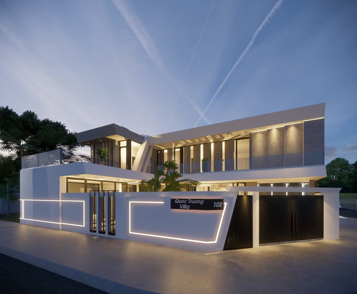 Vào cuối tháng 4/2021, Quốc Trường từng gây xôn xao khi tung bản vẽ 3D căn villa 50 tỷ đồng ở khu biệt lập kế bên Phú Mỹ Hưng, quận 7, TP HCM.