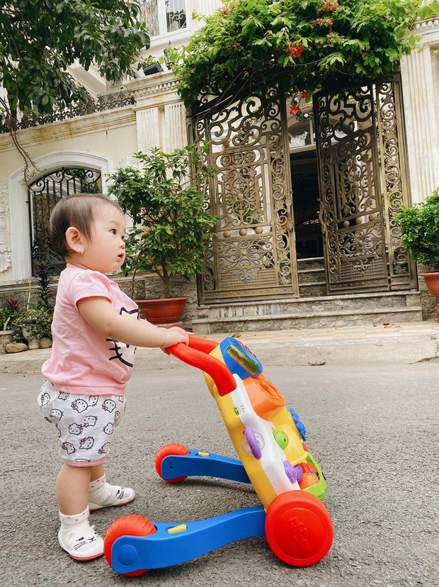 Chiếc cổng biệt thự cũng được thiết kế đẹp mắt pha chút cổ điển. Ảnh: Facebook