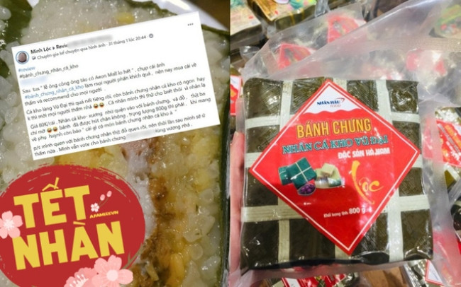 Bánh chưng nhân cá kho lòng Vũ Đại từng "làm mưa làm gió" tại Hải Phòng nhờ hương vị mới lạ chưa từng có. Ảnh: Dân Việt