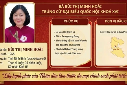 Chủ tịch và các Ủy viên Đoàn Chủ tịch Ủy ban Trung ương MTTQ Việt Nam trúng cử ĐBQH khoá XVI