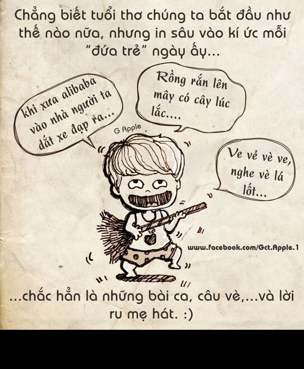 Với những hoài niệm về "tuổi thơ dữ dội", bộ truyện tranh của tác giả Vũ Hữu Nhân, nickname Gct Apple, gây sốt mạng Việt vài ngày gần đây.