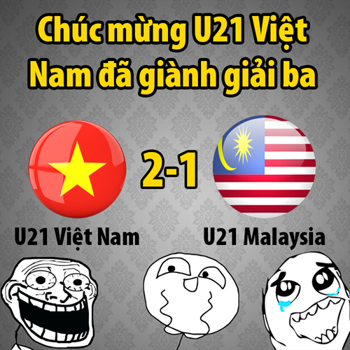 Ở trận đấu tranh giải ba U21 Báo Thanh Niên, U21 Việt Nam cũng xuất sắc lội ngược dòng sau khi để U21 Malaysia dẫn trước và cán đích ở vị trí thứ 3. Đây cũng là một niềm vui khác không hề kém chức vô địch của U19 HAGL làm khán giả nhà nức lòng.