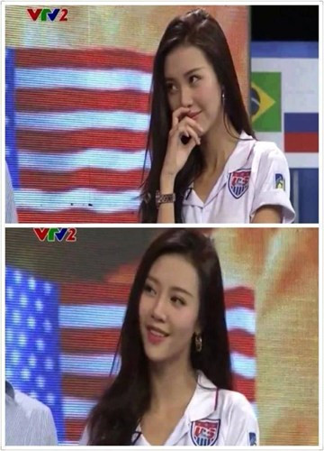 Ci T Vũ - Vũ Thị Ngọc Châm là tên cô nàng xinh đẹp gây sốt trong chương trình bình luận World Cup 2014. Là một fan tuyển quốc gia Mỹ, Ngọc Châm xuất hiện không nhiều trong chương trình bình luận nhưng cũng đủ tạo nên nhiều ấn tượng bởi ngoại hình đẹp và cá tính rõ nét.