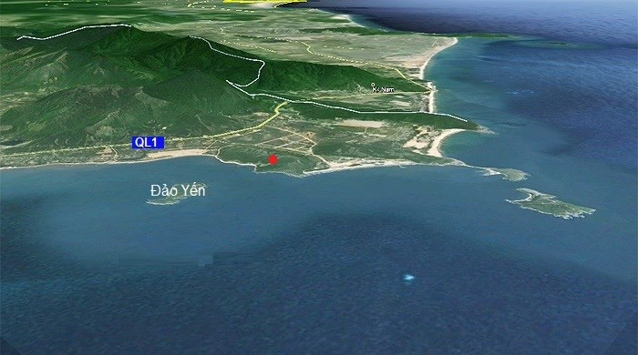 Nơi an táng Đại tướng nhìn từ vệ tinh