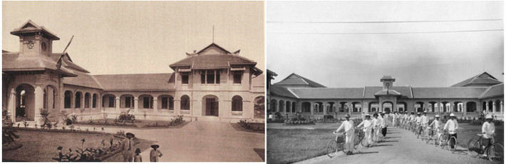 Năm 1915, chính quyền Nam Kỳ giao cho kỹ sư Hebrand de Villeneuve nhiệm vụ thiết kế một ngôi trường ở khu vực Chợ Quán, lấy tên là trường trung học Nam Kỳ. Đến trước thời điểm khai giảng năm học năm 1928-1929, ngôi trường được hoàn thành sau khi gặp nhiều khó khăn trong công tác xây dựng và được đổi tên thành trường trung học Pétrus Trương Vĩnh Ký.