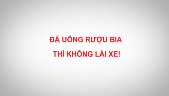 Cuối clip Vũ Nhật Anh chia sẻ một thông điệp đơn giản nhưng thiết thực "Đã uống rượu bia thì không lái xe!". Clip mới ra mắt hôm 28/4 đang nhận được nhiều lời khen của cư dân mạng và lượt xem trên Youtube cũng không ngừng tăng lên.