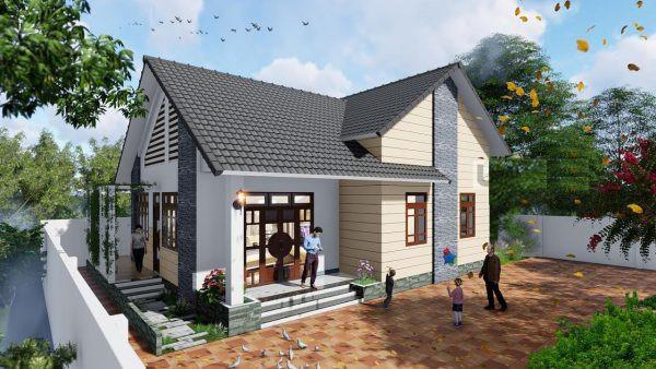 Vì diện tích nhà hẹp, khi thiết kế cần chú ý đến cửa sổ, cửa chính để tận dụng các nguồn ánh sáng và gió tự nhiên, khiến không gian nhà có cảm giác rộng rãi, thông thoáng