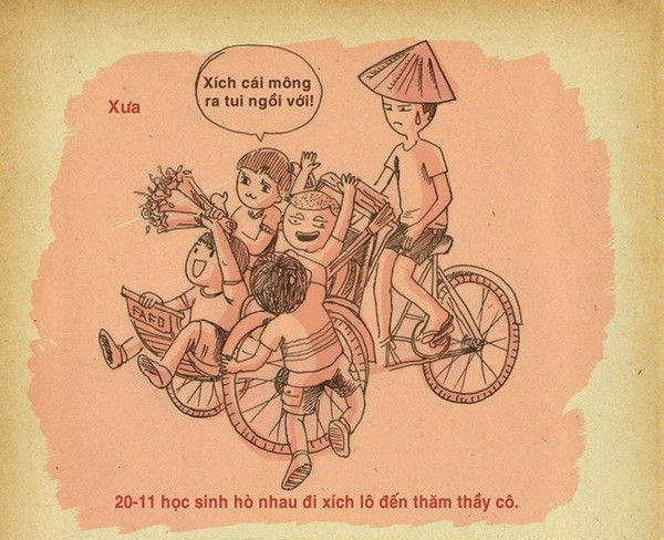 Dòng thời gian trôi đi nhanh, nhưng với các học sinh, 20/11 vẫn luôn là dịp để tỏ lòng, để tri ân các thầy cô đã truyền tri thức, nuôi dưỡng một phần tâm hồn.