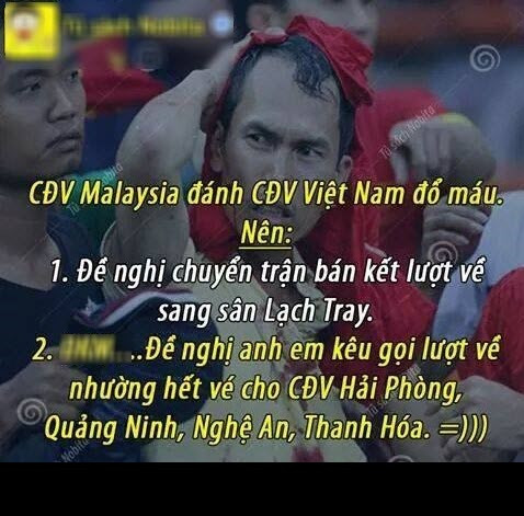 Sau vụ CĐV Việt Nam bị một số thành phần quá khích người Malaysia đánh đập trên sân Shah Alam tại bán kết AFF Cup, nhiều cư dân mạng Việt đã bày tỏ sự phẫn nộ, thậm chí một số người muốn "trả đũa bằng vũ lực" khi các CĐV Malaysia đến Mỹ Đình trong trận lượt về.