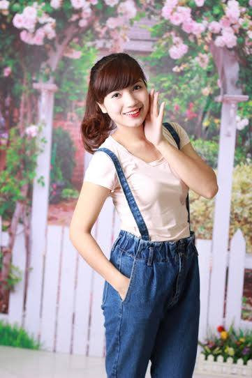 Thí sinh Nguyễn Hồng Nhung - VĐV đến từ trường Đại học Kinh tế.