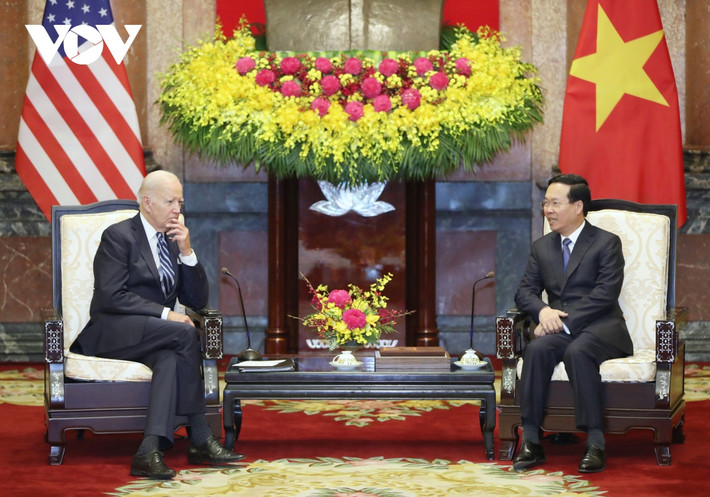Trưa 11/9, Chủ tịch nước Võ Văn Thưởng tiếp Tổng thống Joe Biden.